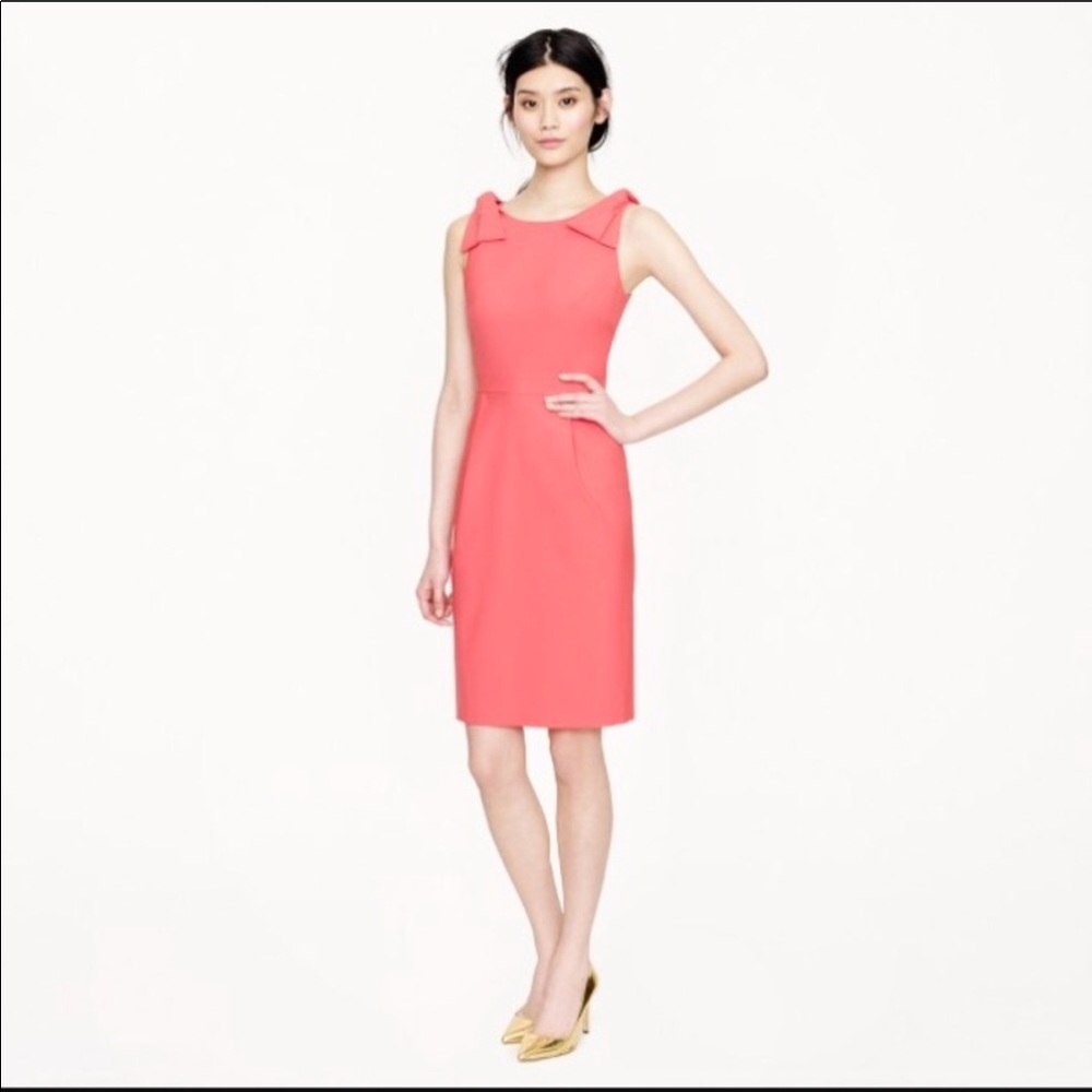 J. Crew origami bow dress